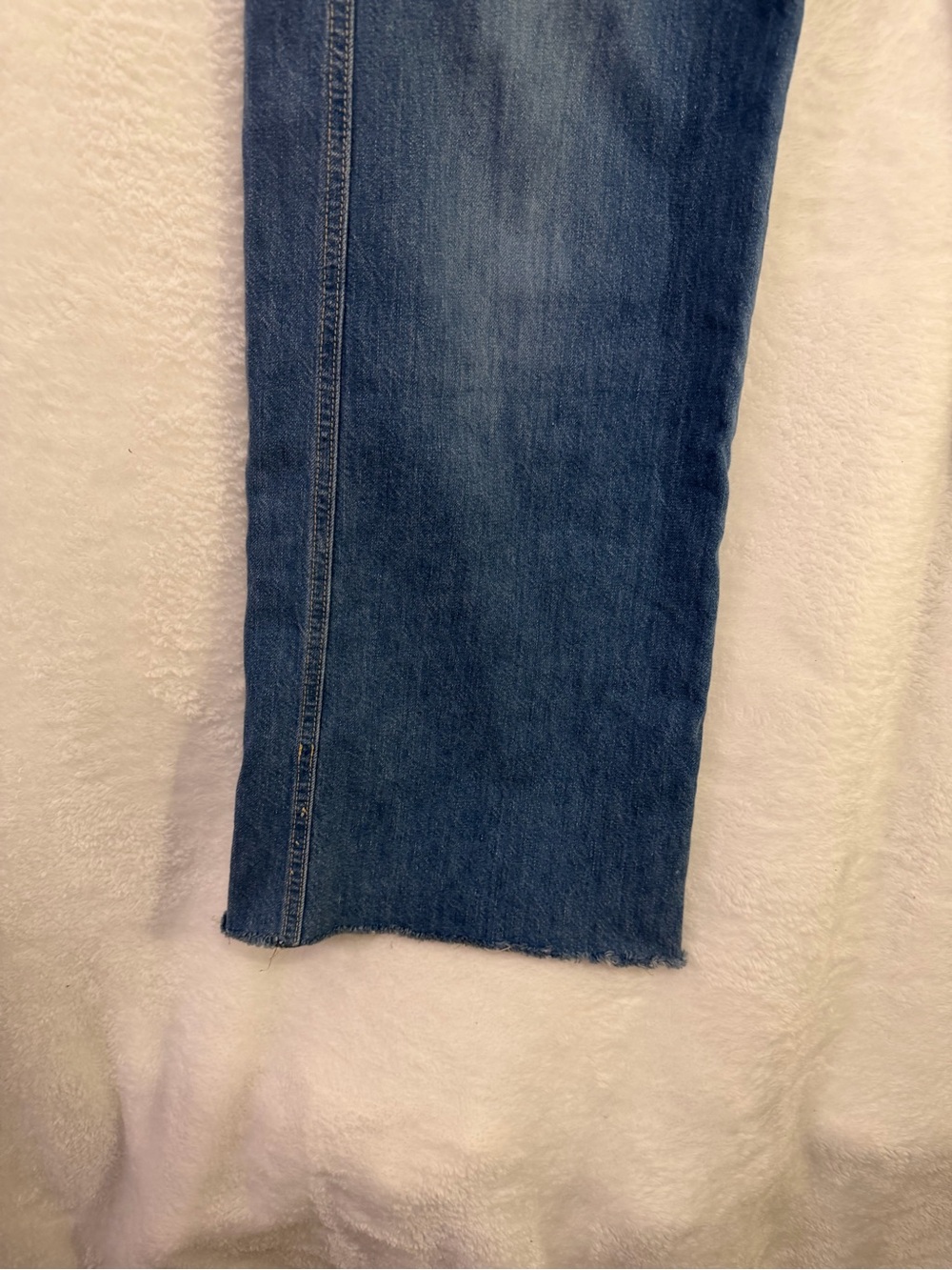 Veronica Beard Kasey Wide Leg Jeans Mid Rise Blue Size 27 Wide Leg Luxury Denim - Picture 6 of 15